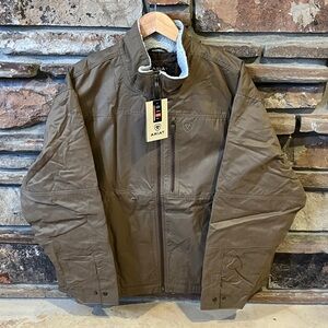 Ariat Grizzly Canvas Insulated Jacket in Cub Brown Conceal Carry